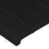 vidaXL Boxspringbett mit Matratze Schwarz 90x190 cm Stoff