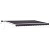 vidaXL Manueller Markisenrahmen mit LEDs 4,5 &times; 3 m