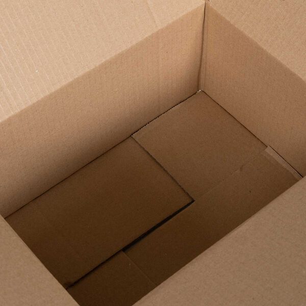 vidaXL Faltbox mit Speicher 50 pcs Natur 30 x 21,5 x 14 cm Karton