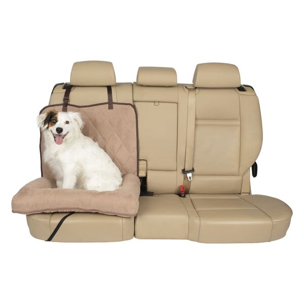 Happy Ride Hundebett Car Cuddler Klein Braun
