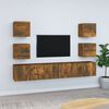 vidaXL 7-tlg. TV-Schrank-Set R&auml;uchereiche Holzwerkstoff