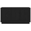 vidaXL Sideboard Schwarz Eichen-Optik 102 x 35 x 55 cm Holzwerkstoff