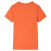 Kinder-T-Shirt Hellorange 104