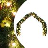 vidaXL Weihnachtsgirlande Geschm&uuml;ckt mit Kugeln und LED-Lichtern 20 m