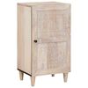 vidaXL Sideboard Bleached White 40 x 33 x 75 cm Massivholz Mango