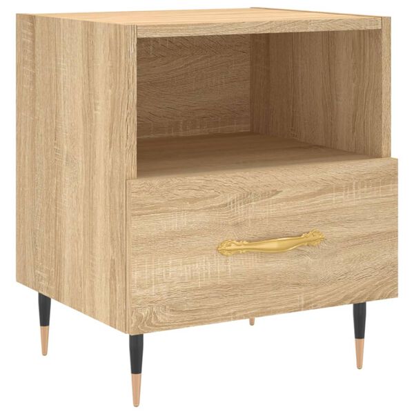 vidaXL Nachttisch Sonoma-Eiche 40x35x47,5 cm Holzwerkstoff