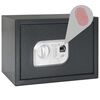 vidaXL Digitaler Safe mit Schloss Dunkelgrau 35 x 25 x 25 cm Stahl