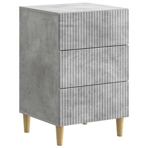 vidaXL Nachttisch Betongrau 43 x 41 x 66,5 cm Holzwerkstoff