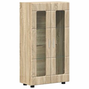 vidaXL Sideboard FLORIN 55,5 x 29 x 100 cm Sonoma-Eiche Holzwerkstoff
