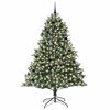 vidaXL K&uuml;nstlicher Weihnachtsbaum mit 300 LEDs mit St&auml;nder Gr&uuml;n 240 cm