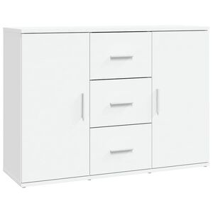 vidaXL Sideboard Wei&szlig; 91x29,5x65 cm Holzwerkstoff