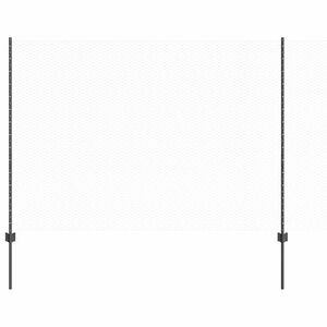 vidaXL Sechseckzaun mit Pfosten 25 x 1,6 m PVC-beschichteter Stahl