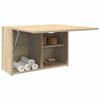 vidaXL Bad-Wandschrank Sonoma-Eiche 60x25x40 cm Holzwerkstoff