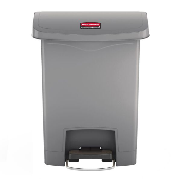 Rubbermaid Step-on Mülleimer Slim Jim 30 L Grau