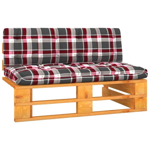 vidaXL Garten-Mittelsofa Paletten Honigbraun Imprägniertes Kiefernholz