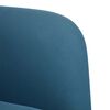 vidaXL Zweisitzer-Sofa Blau 109 cm Samt