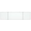 vidaXL Magnetisches Whiteboard Klappbar 200x50x1,7 cm Aluminium