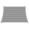 vidaXL Sonnensegel Anthrazit und Wei&szlig; 4 / 5 x 3 m HDPE