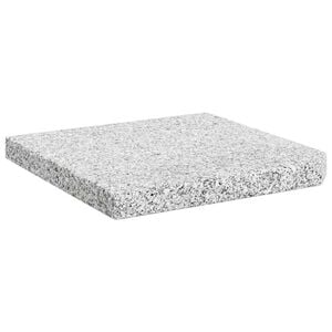 vidaXL Sonnenschirm-Gewichtsplatte Granit 25 kg Quadratisch Grau