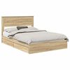vidaXL Aufbewahrungsbett Sonoma-Eiche 150 x 200 cm Holzwerkstoff