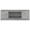 vidaXL TV-Schrank mit LED-Beleuchtung Betongrau 139,5x34x50 cm