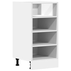 vidaXL Unterschrank Riga Wei&szlig; 40x44,5x81,5 cm Holzwerkstoff