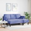 vidaXL Sofa Set mit Kissen 2 pcs Jeans blau Polyester