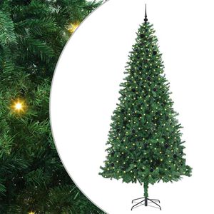 vidaXL K&uuml;nstlicher Weihnachtsbaum mit 300 LEDs mit St&auml;nder Gr&uuml;n 300 cm