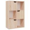 vidaXL B&uuml;cherregal Sonoma-Eiche 60x27,5x88 cm Holzwerkstoff