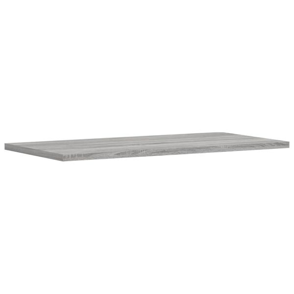 vidaXL Wandregale 4 Stk. Grau Sonoma 60x30x1,5 cm Holzwerkstoff