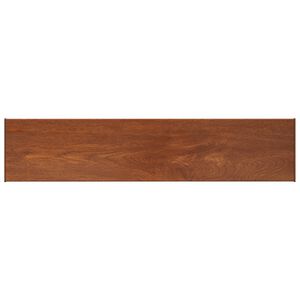 vidaXL Fensterbank Braunes Holz 140 x 35 x 4,5 cm PVC