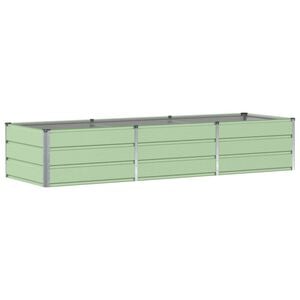 vidaXL Pflanzk&uuml;bel Gr&uuml;n 240 x 80 x 45 cm Stahl