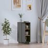 vidaXL Sideboard Grau 34x40x75 cm Massivholz Kiefer