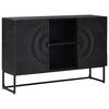 vidaXL Sideboard Schwarz 105 x 30 x 68 cm