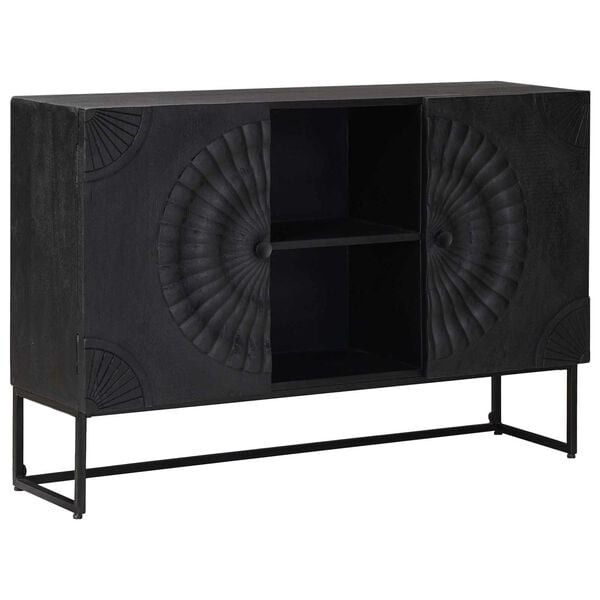 vidaXL Sideboard Schwarz 105 x 30 x 68 cm
