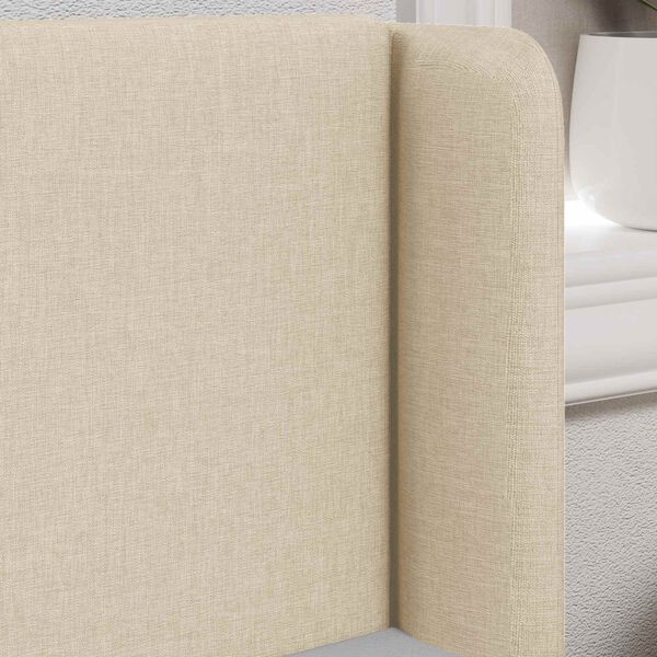 vidaXL Kopfteil Ohr Creme 40,5 x 40,5 x 4 cm Stoff