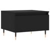 vidaXL Couchtische 2 Stk. Schwarz 50x46x35 cm Holzwerkstoff