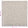 vidaXL Teppich 20 pcs Hellbeige 50 x 50 cm 100% Polypropylen