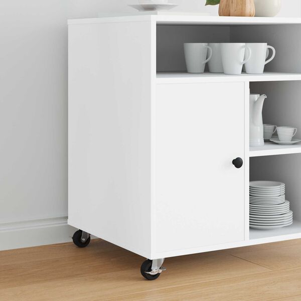 vidaXL Bockrolle 12 pcs Schwarz und Silber 50,7 x 50,7 x 24,4 mm