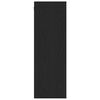 vidaXL Wand-TV-Schrank Schwarz Eichen-Optik 30,5 x 30 x 90 cm