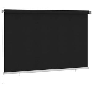 vidaXL Au&szlig;enrollo 225 (B) x 140 (H) cm Schwarz