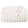 vidaXL Wohndecken 6 pcs Creme 200 x 150 cm Fleece