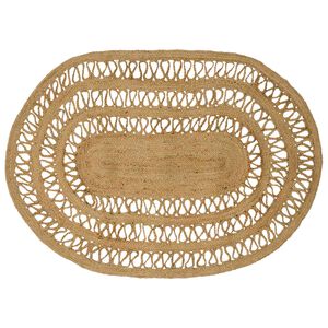 vidaXL Bereichsteppich Natur 100 x 152 cm Jute