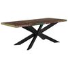 vidaXL Esstisch 180 x 90 x 76 cm Recyceltes Massivholz