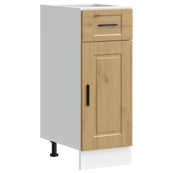 vidaXL K&uuml;chenunterschrank Porto Artisan-Eiche Holzwerkstoff