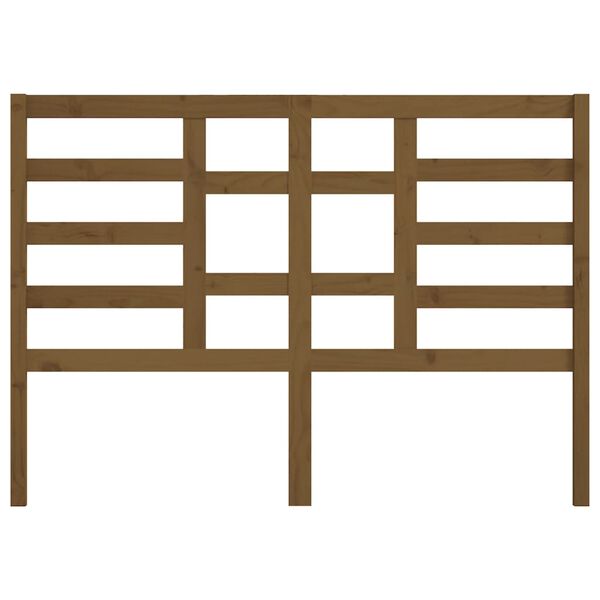 vidaXL Kopfteil Honigbraun 156x4x104 cm Massivholz Kiefer