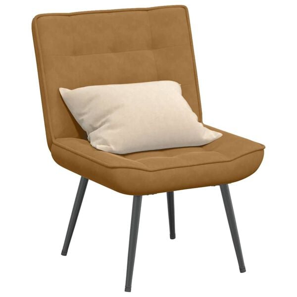 vidaXL Relaxsessel Braun 64x74x84 cm Samt