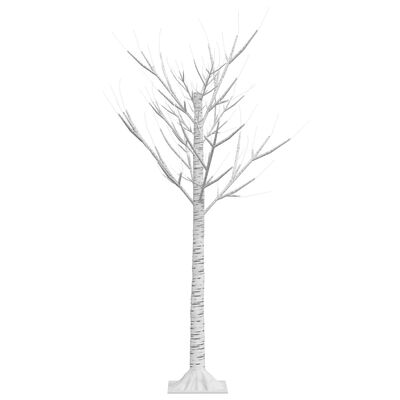 vidaXL Weihnachtsbaum 120 LEDs 1,2 m Warmweiß Indoor Outdoor