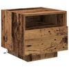 vidaXL Nachttisch 2 pcs Altholz 40 x 39 x 37 cm Holzwerkstoff