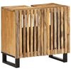 vidaXL Waschbeckenunterschrank 62x34x58 cm Raues Massives Mangoholz